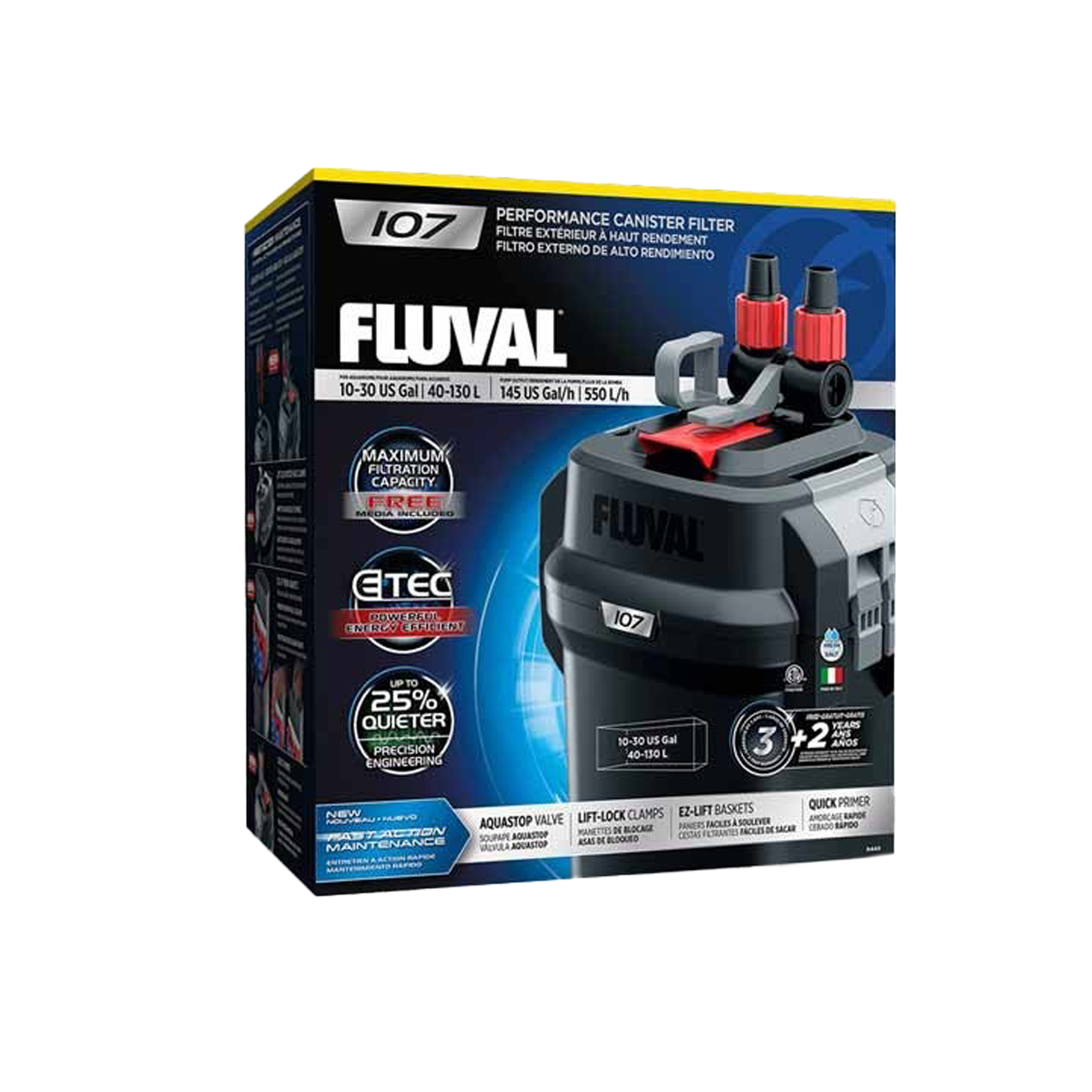 Filtro Externo FLUVAL 107 40-130LT