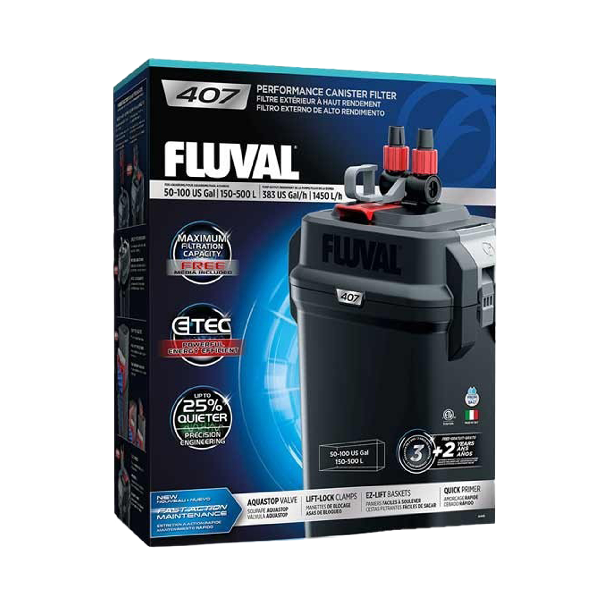Filtro Externo FLUVAL 407 150-500LT
