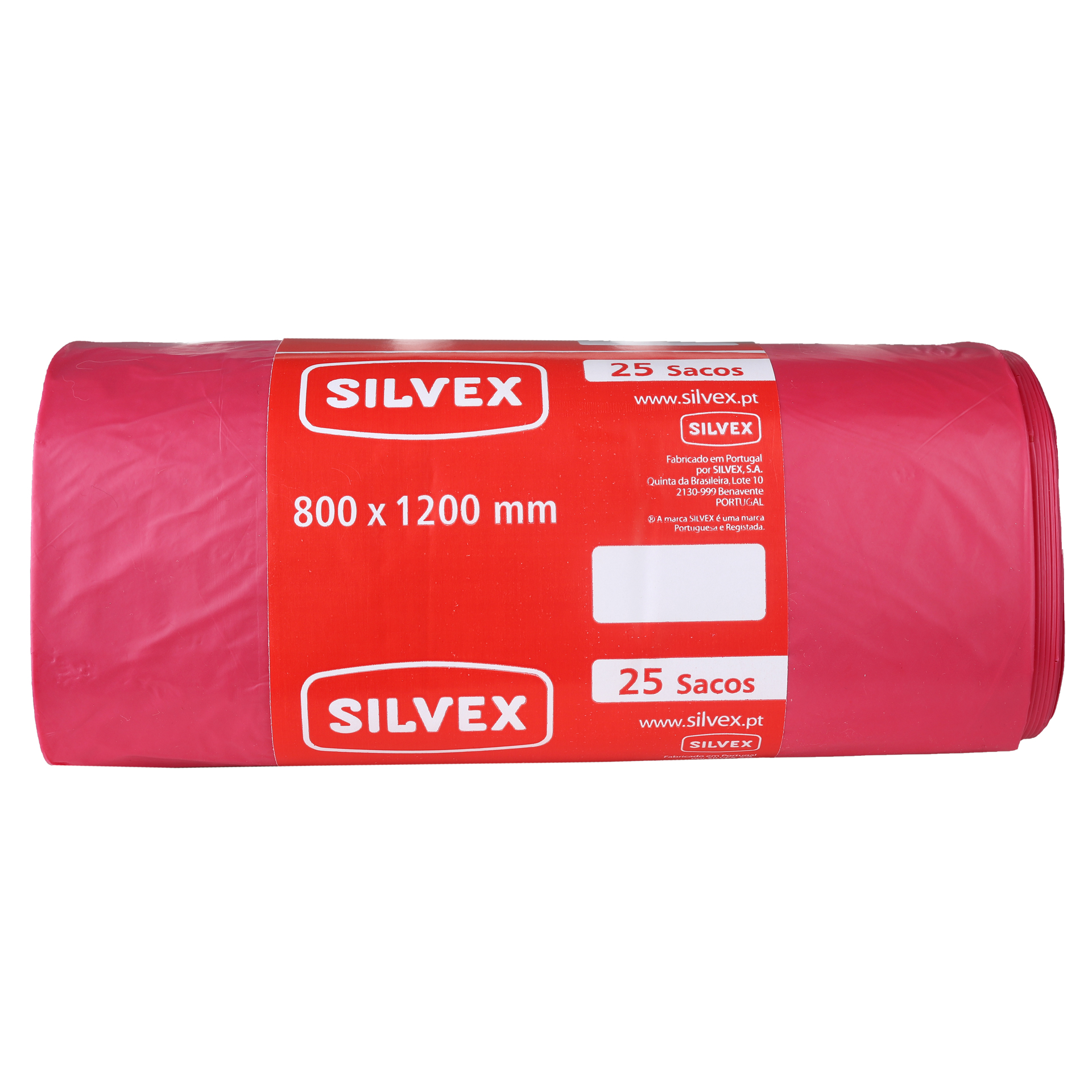 Saco Lixo 25 UN Vermelho 130 L SILVEX