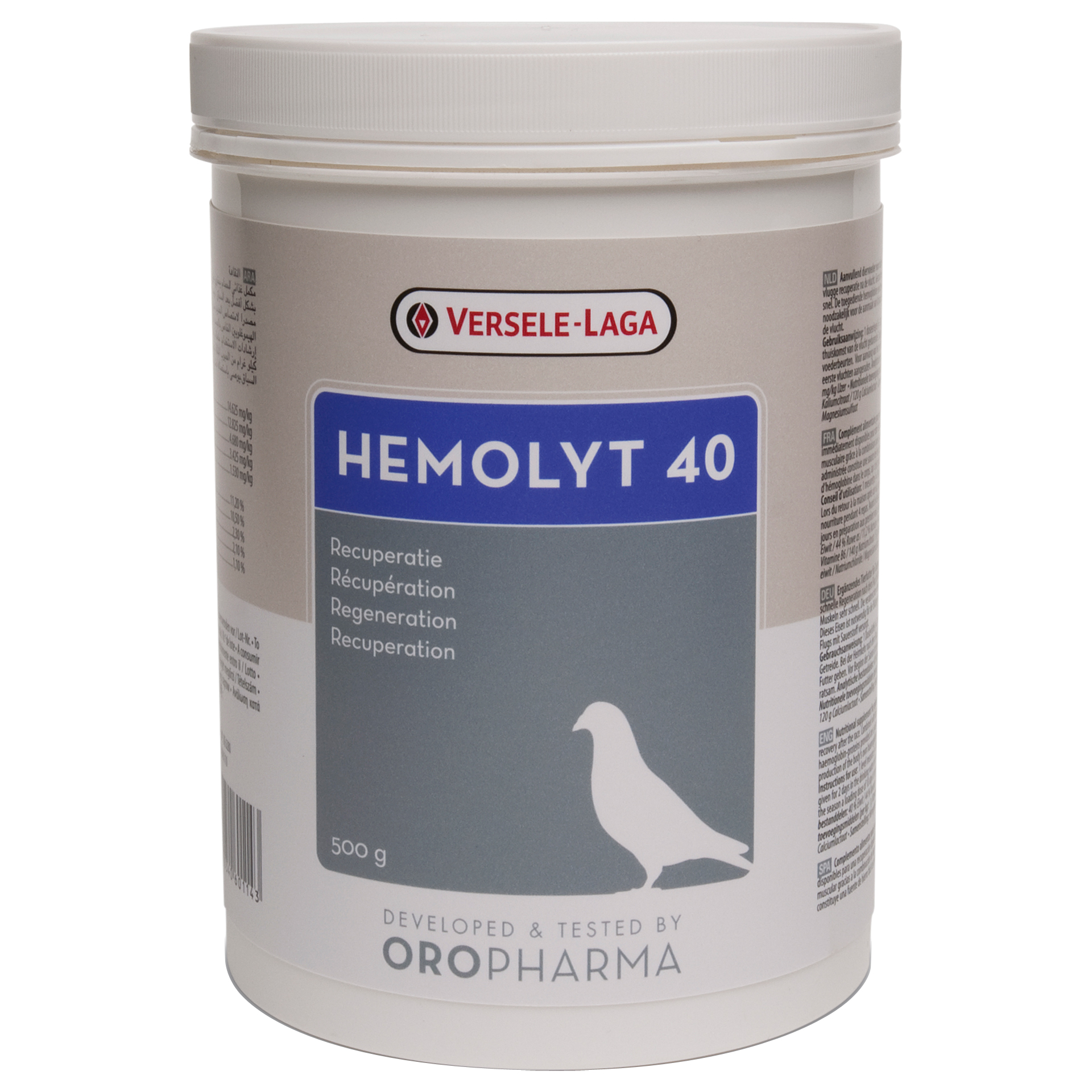 Suplemento para Pombos Hemolyt Oropharma 500 G VER