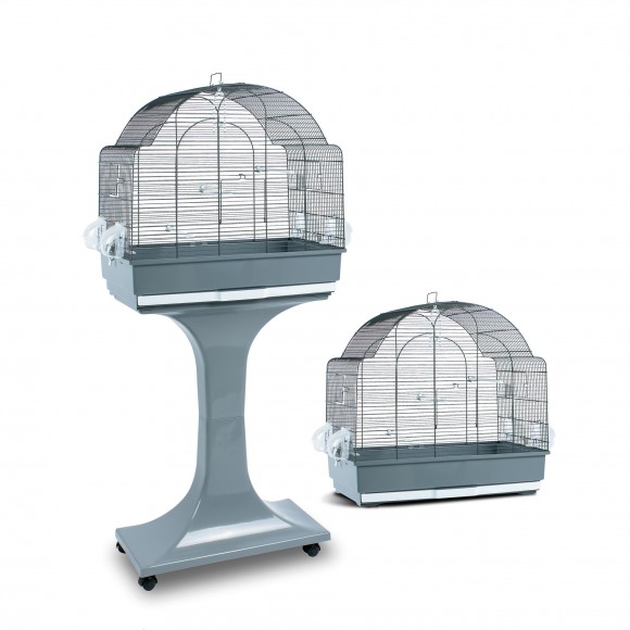 GAIOLA PARA AVES CHIARA CINZA FOP