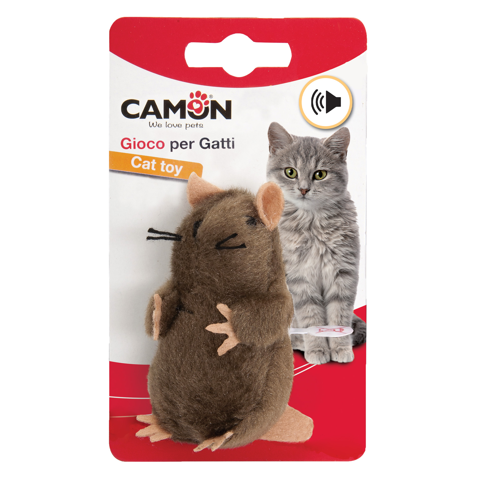 Brinq Gato Rato c/ Microchip