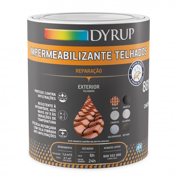 Memb Liq Telhados Cinza 750ML