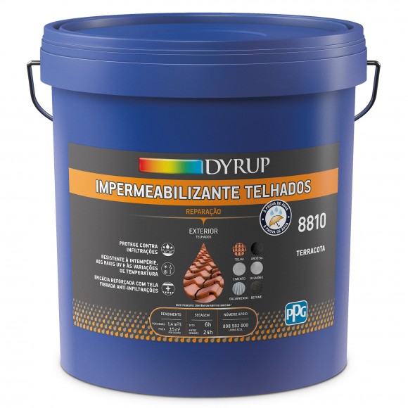 Memb Liq Telhados Terracota 4L