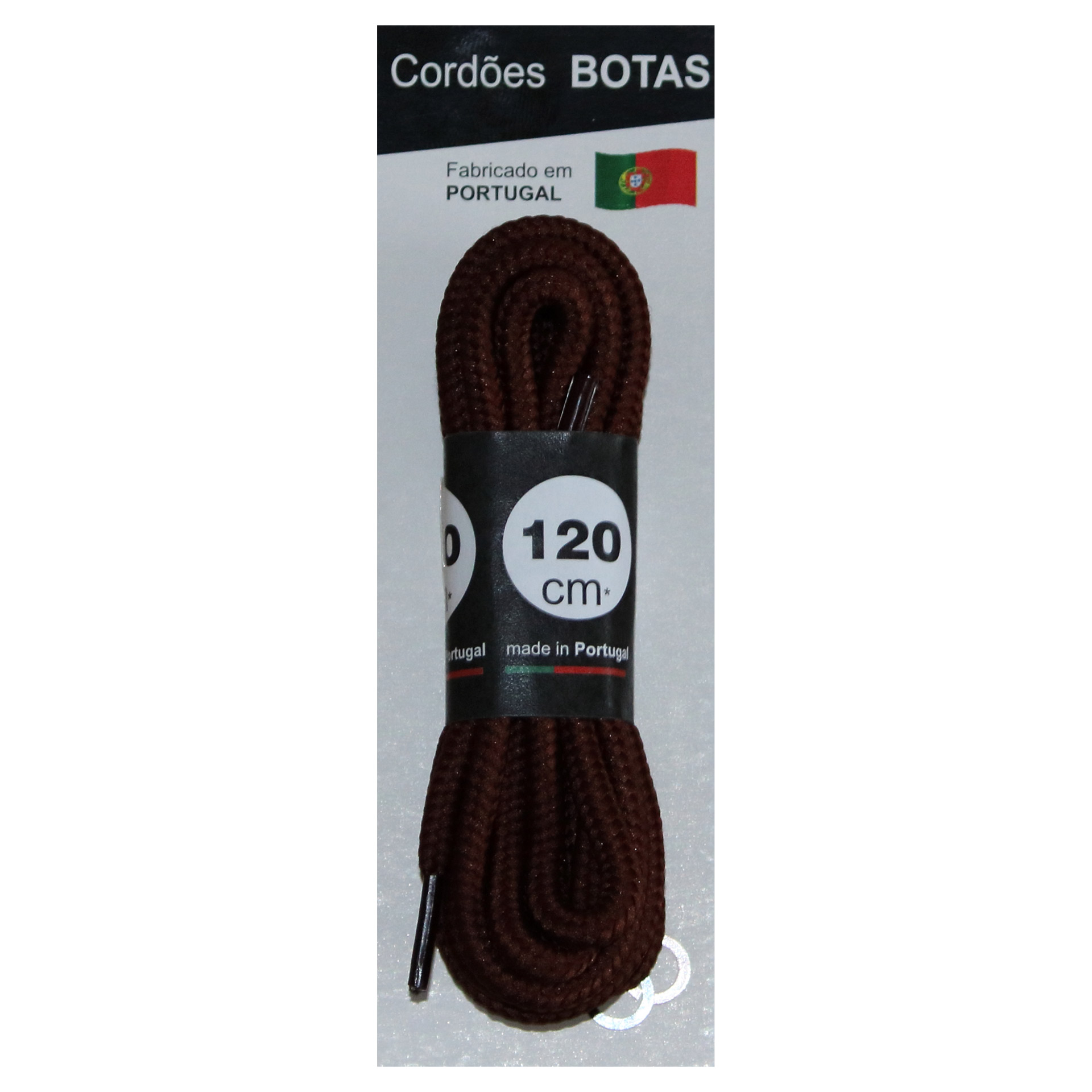 Cordão Botas Castanho 120CM