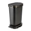 Caixote Lixo Recicla Preto E Amarelo 20 L FAPLANA