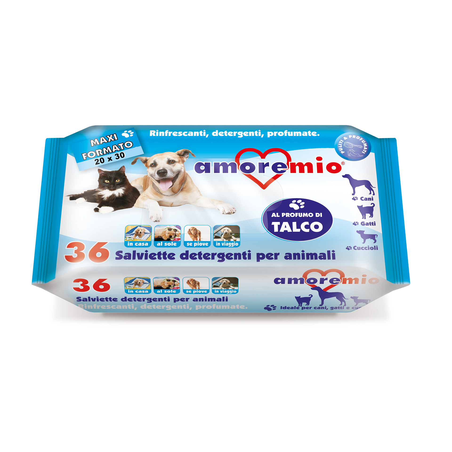 Toalhitas Húmidas Talco 36 UN AMOREMIO