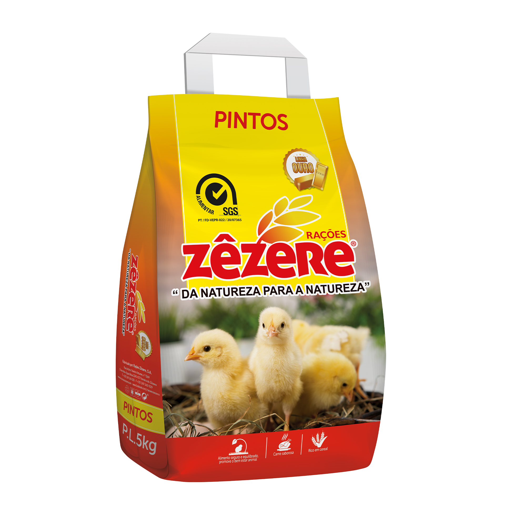 Ração Migalha Pintos 5 KG ZÊZERE OURO