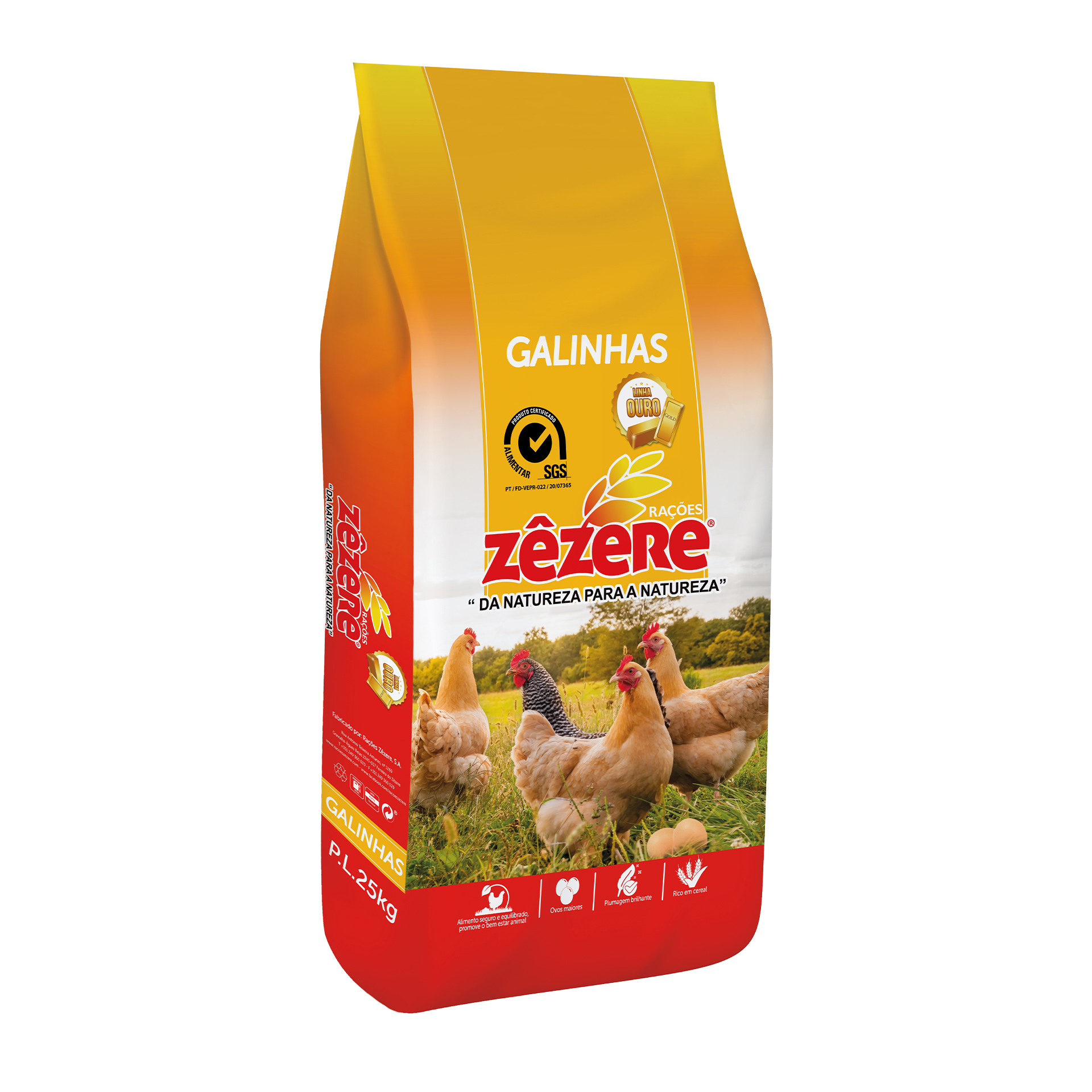 Ração Farinha Galinhas 5 KG ZÊZERE OURO