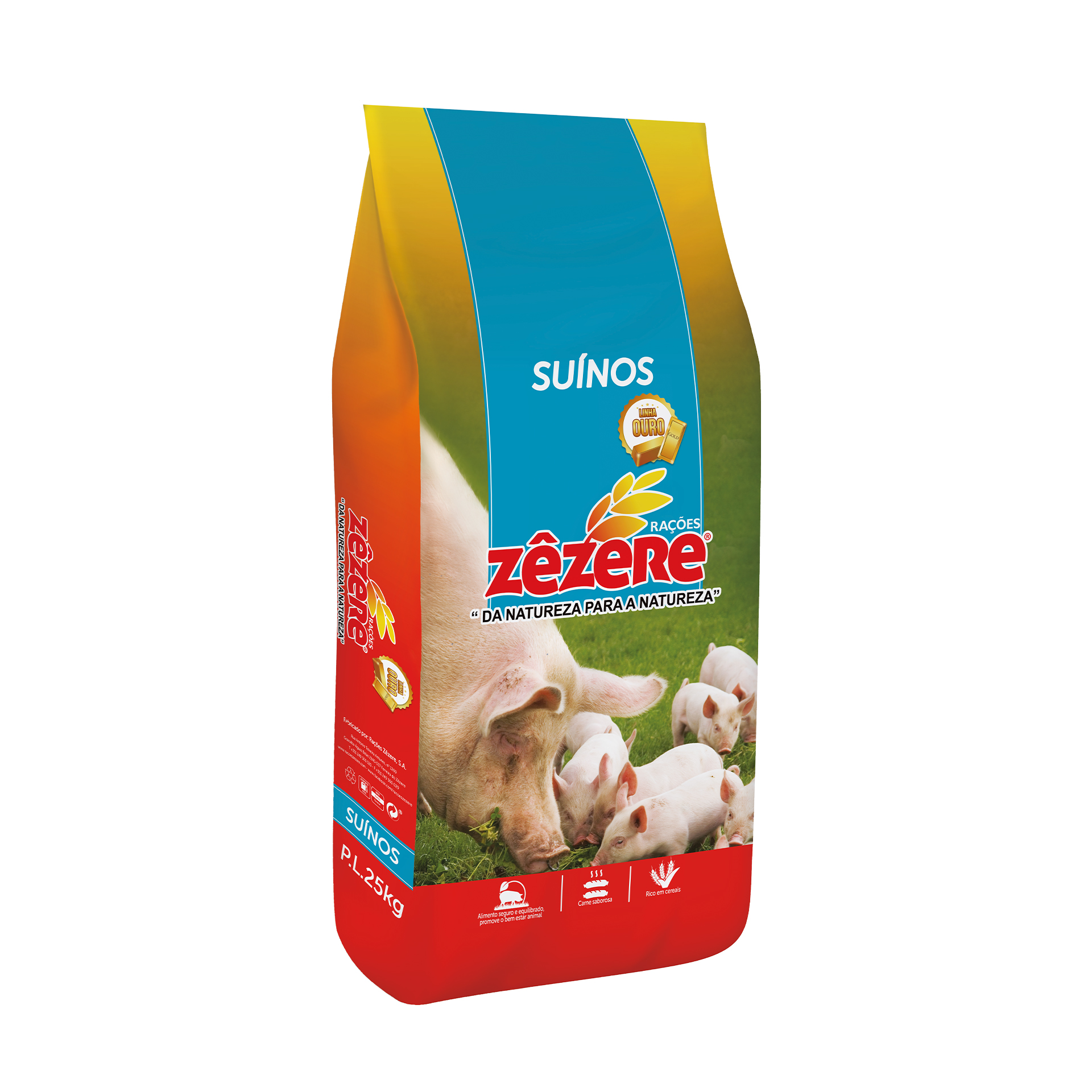 Ração Farinha Leitão 0 25 KG ZÊZERE OURO