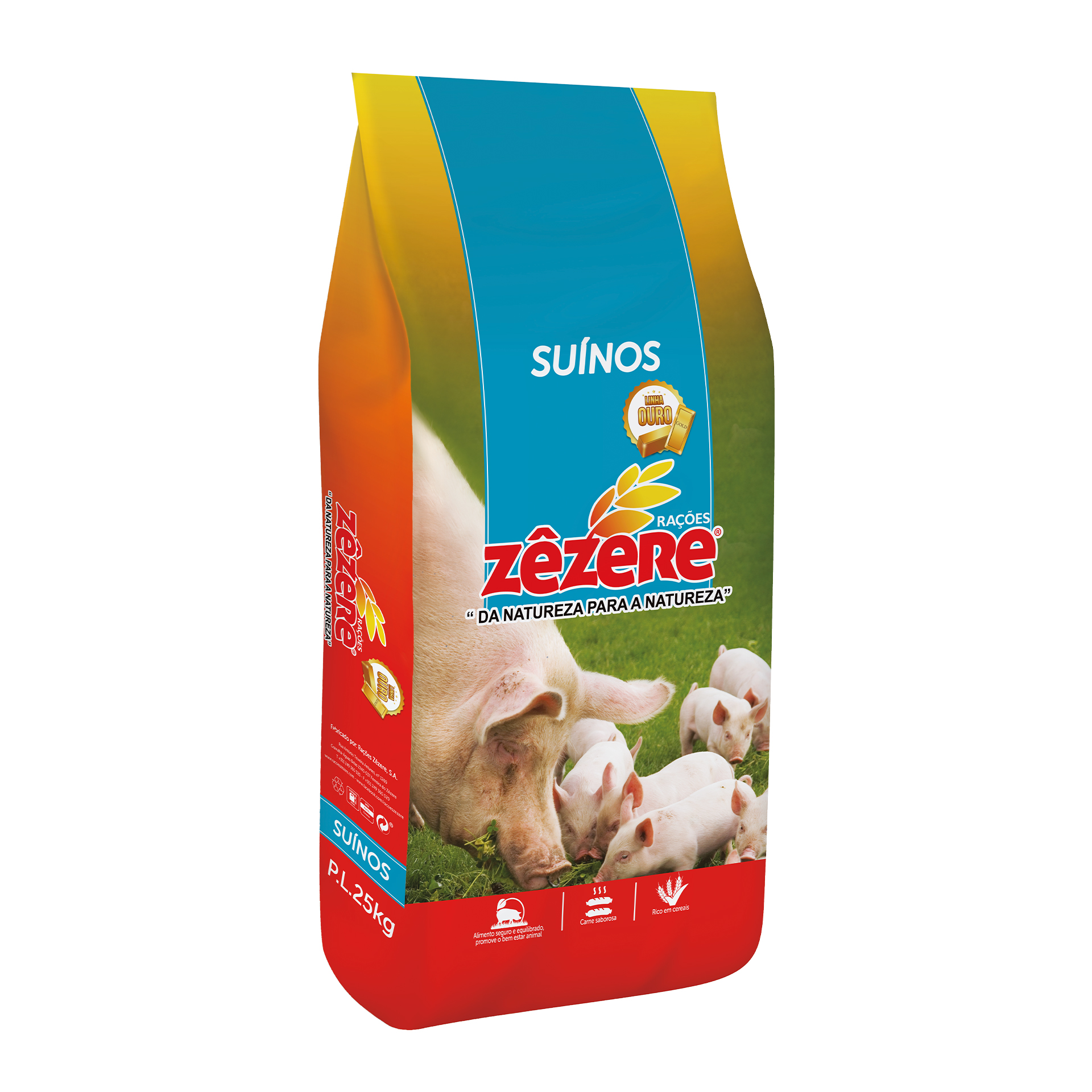 Ração Farinha Porca Gestante 4 25 KG ZÊZERE OURO