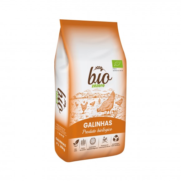 Ração Granulado Biológica Galinhas 20 KG ZÊZERE Ração Granulado Biológica Galinhas 20 KG ZÊZERE