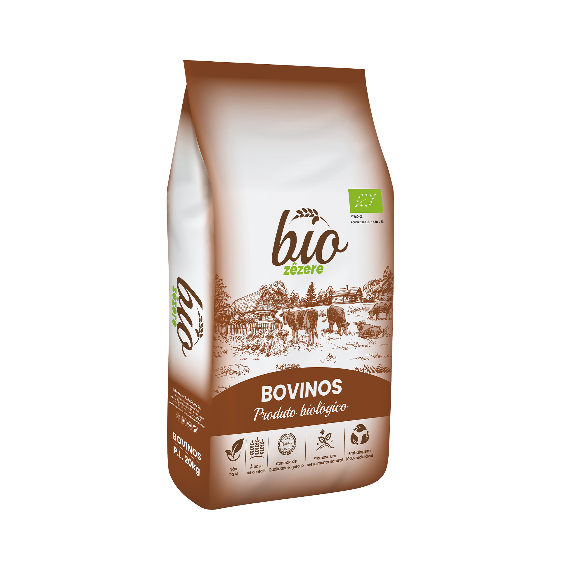 Ração Granulado Biológica Bovinos 20 KG ZÊZERE