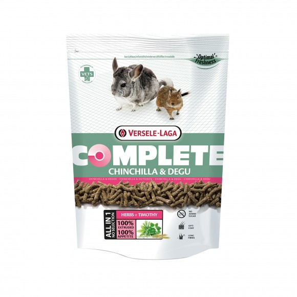 ALIMENTO P/CHINCHILAS COMPLETE 500 G