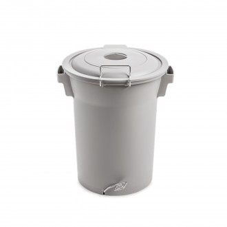 Caixote De Lixo Cinza 52 L FAPLANA