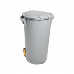 Caixote De Lixo Cinza 80 L FAPLANA Caixote De Lixo Cinza 80 L FAPLANA