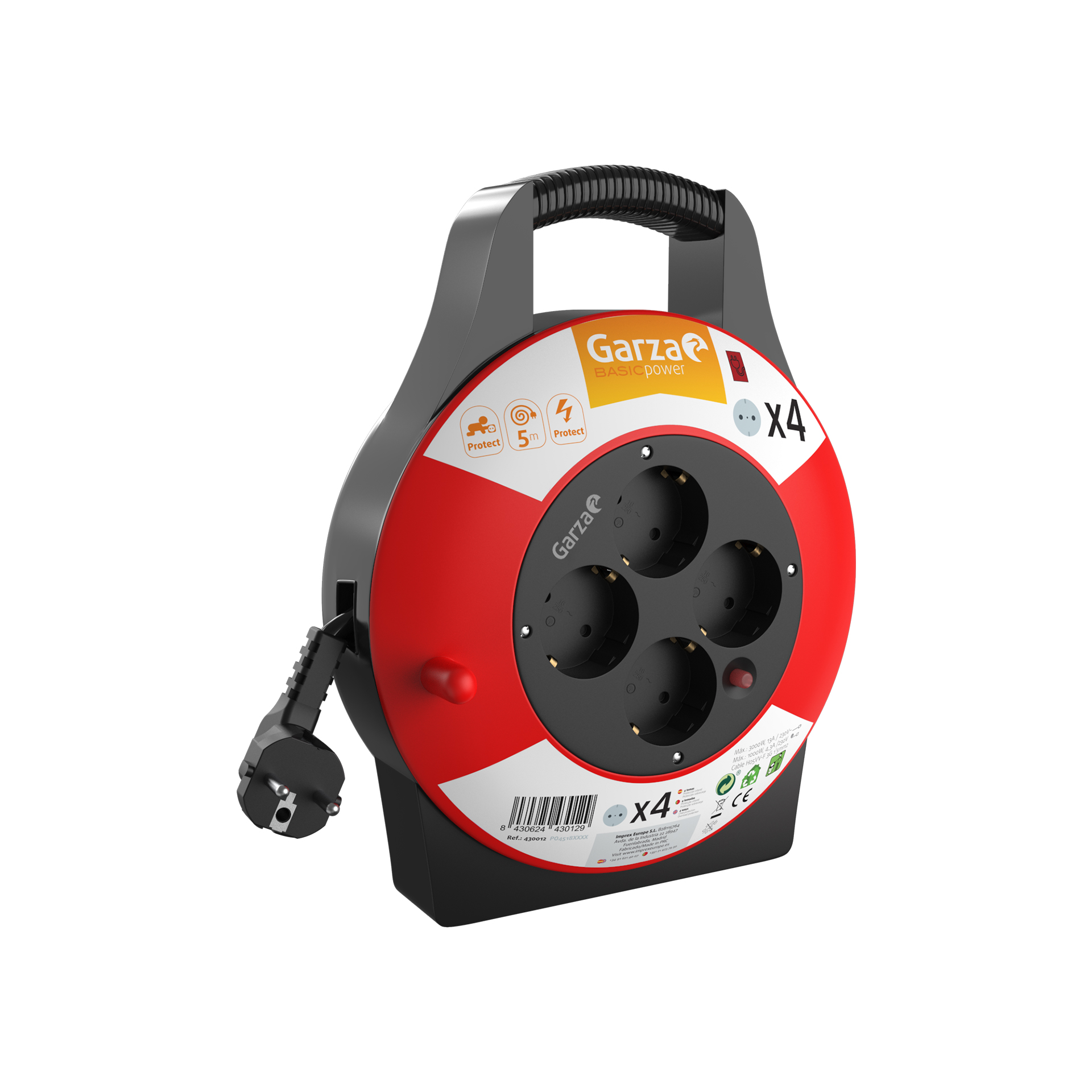 Enrolador 3X1 5M c/Terra