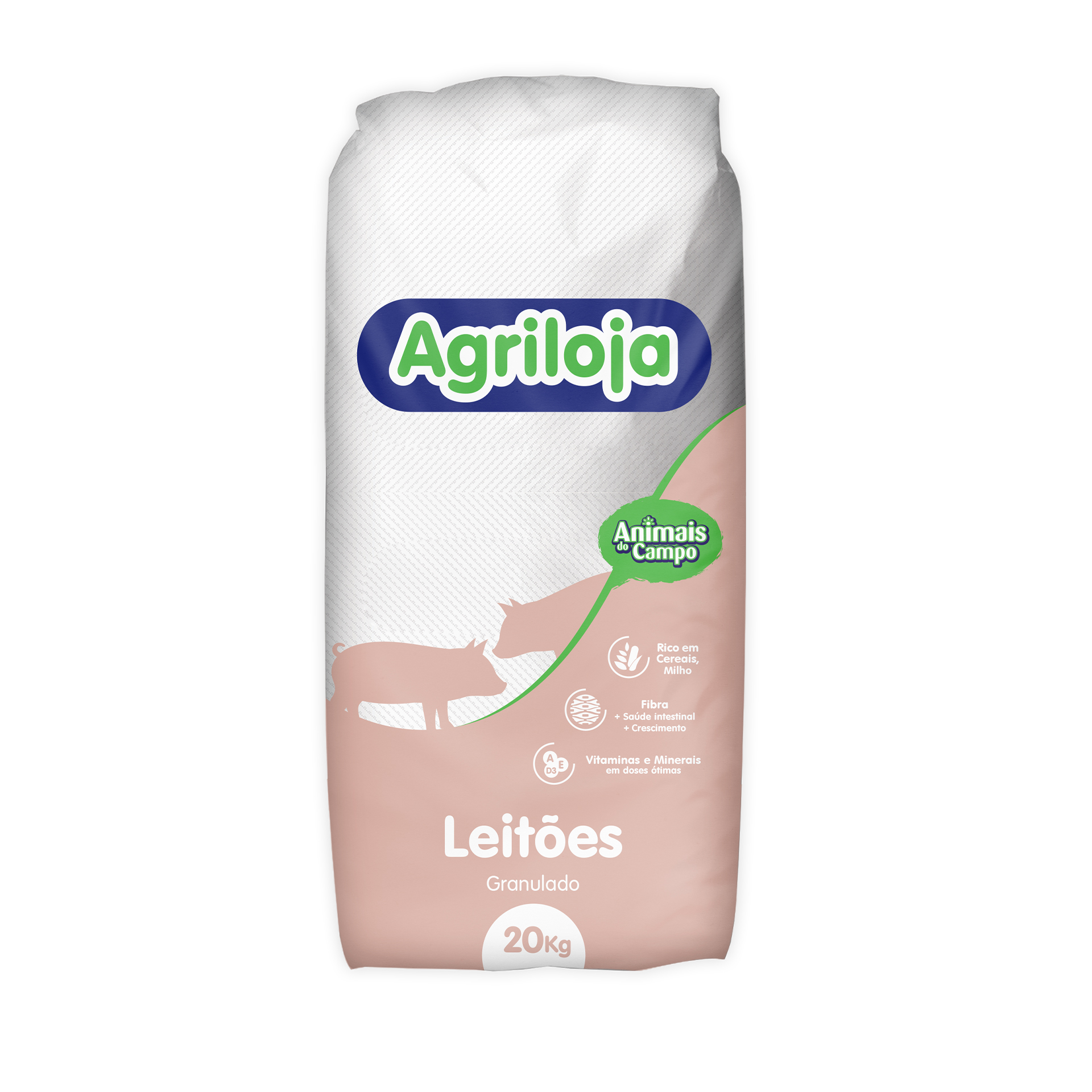 Ração Granulado Para Leitões 801 20 KG AGRILOJA