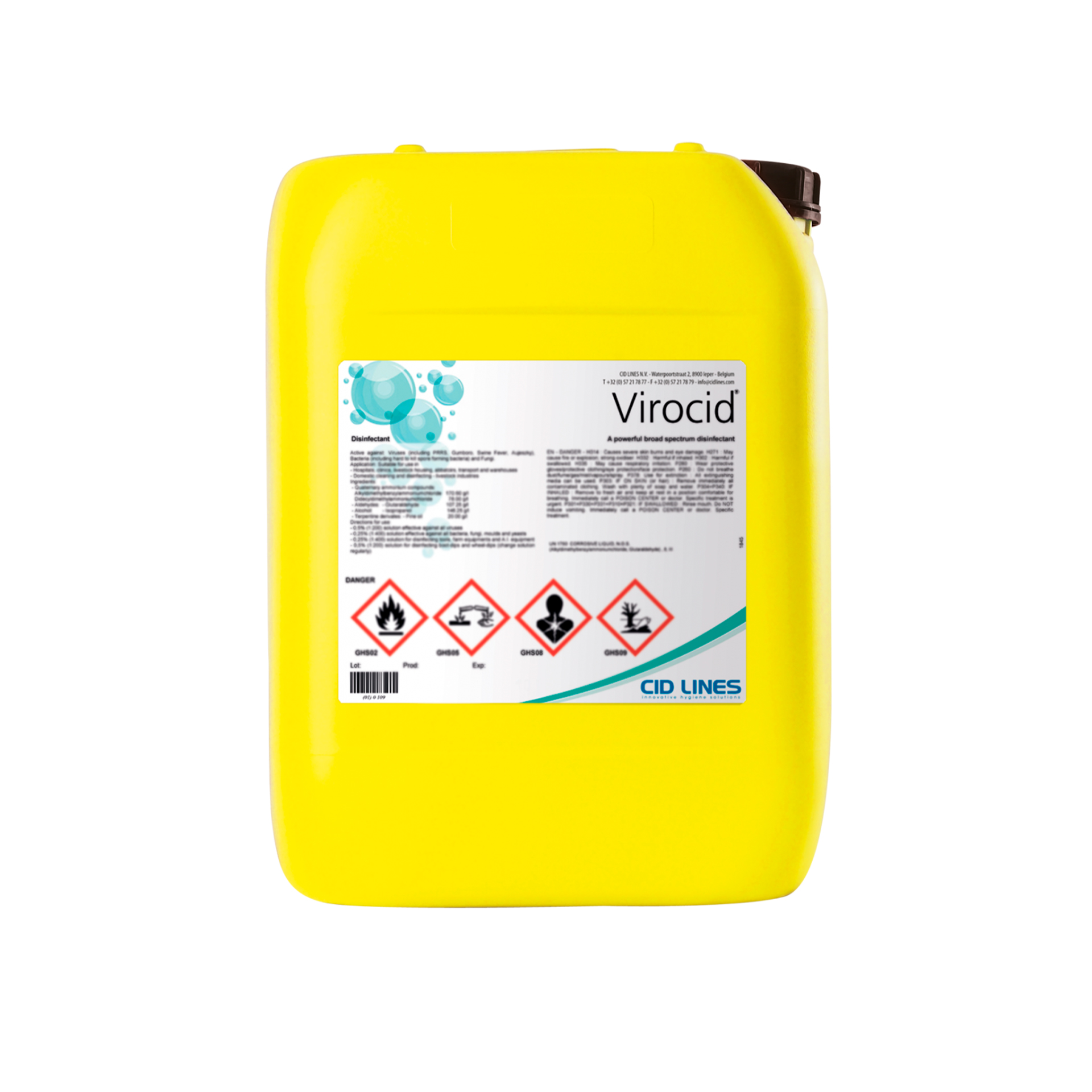 Desinfectante Instalações Pecuária 5 L VIROCID