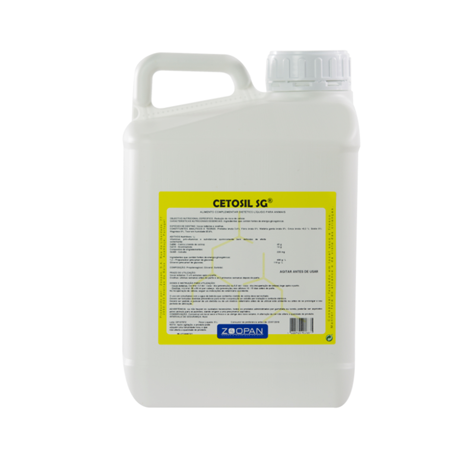 Tratamento Cetosil Sg 5 L ZOOPAN