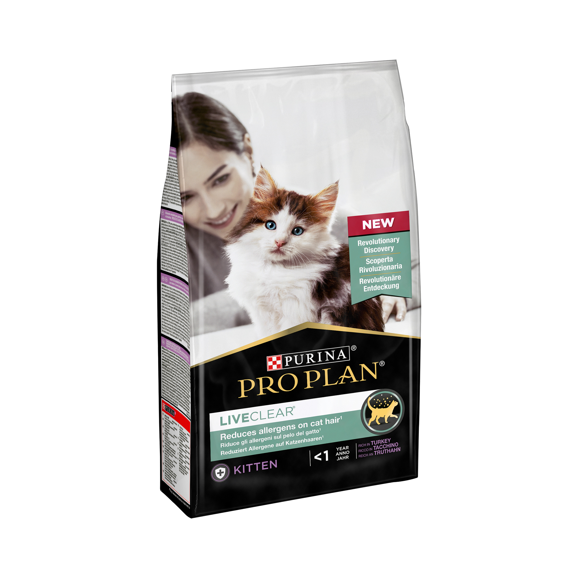 ALIMENTO SECO PARA GATINHO PERÚ LIVE CLEAR 1,4 KG