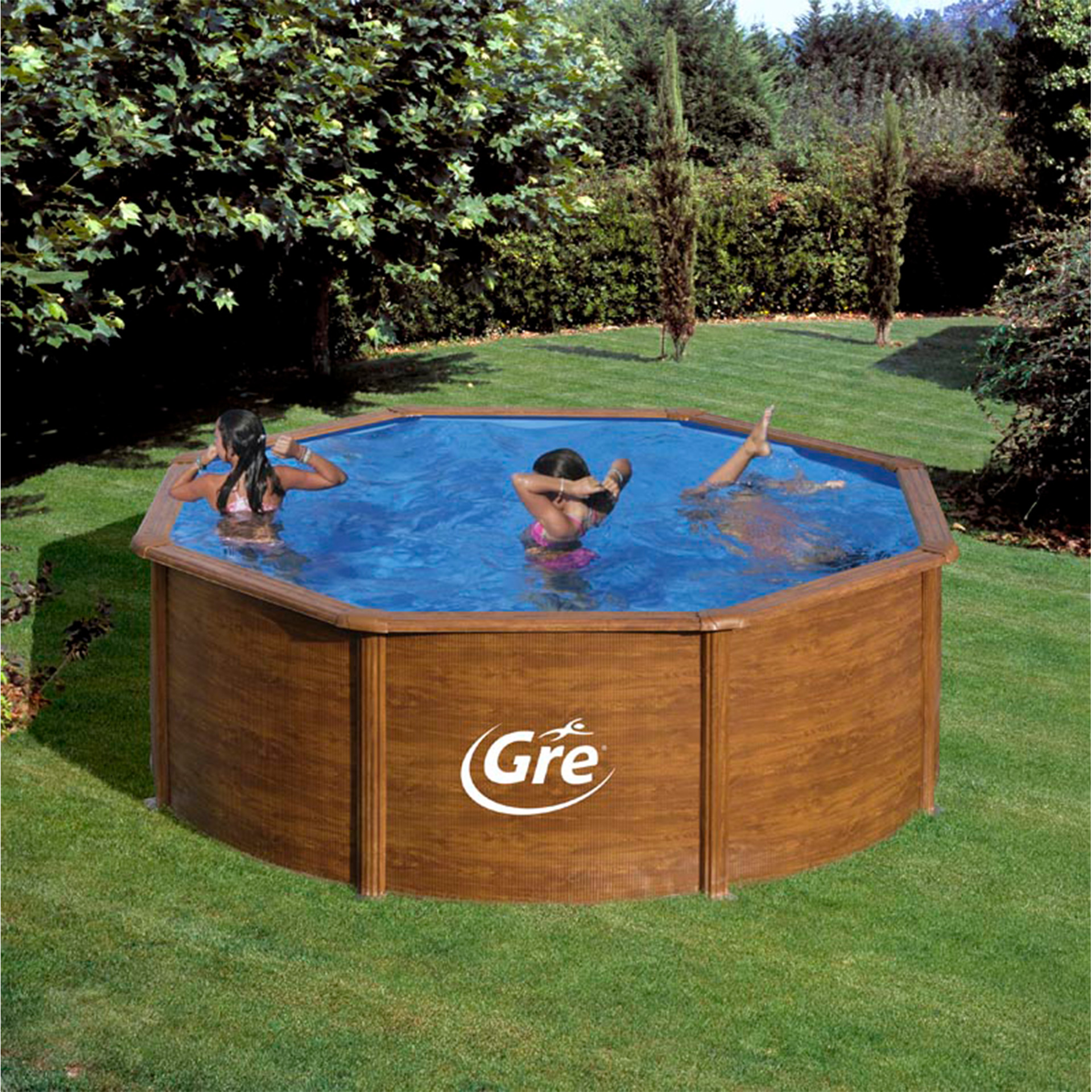 Pisc Imitação Madeira 350X120 CM GRE