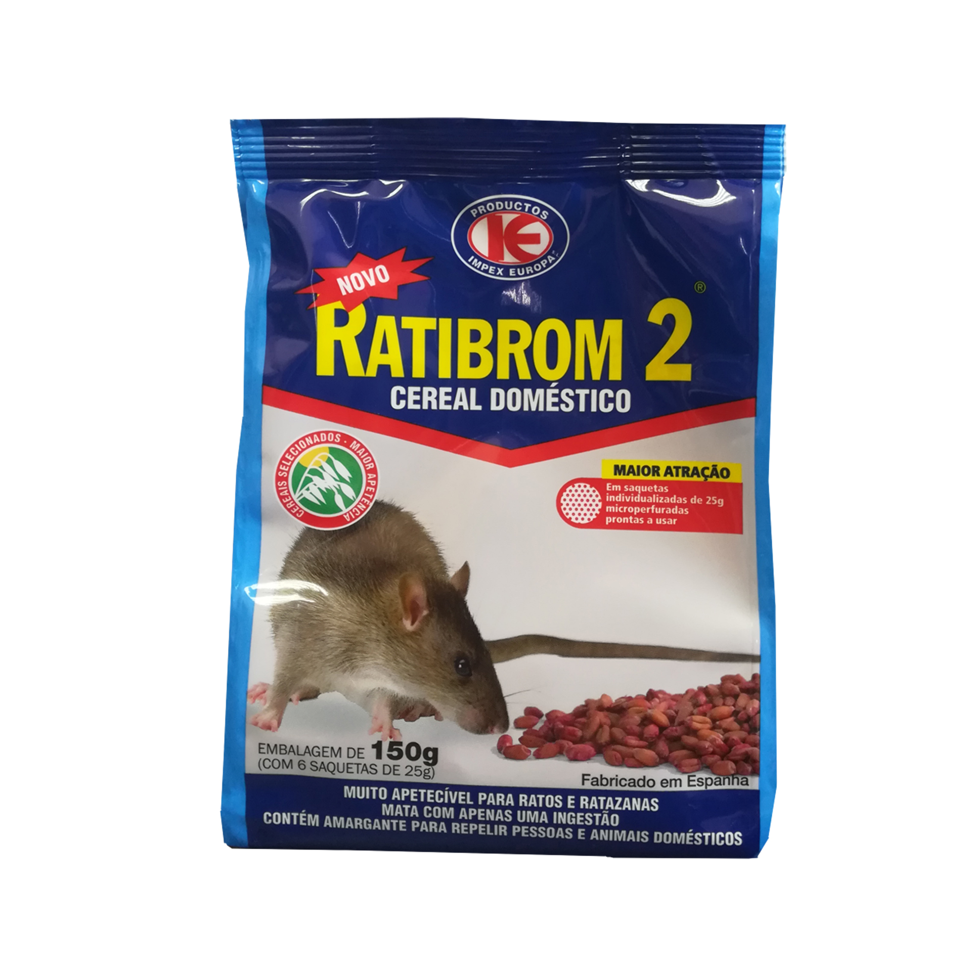 Rodenticida RATIBROM 2 Cereal 150 GR