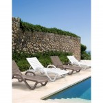 Espreguiçadeira Woody Taupe 3GRESINS Espreguiçadeira Woody Taupe 3GRESINS