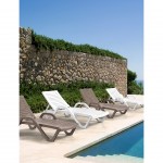 Espreguiçadeira Woody Branca 3GRESINS Espreguiçadeira Woody Branca 3GRESINS