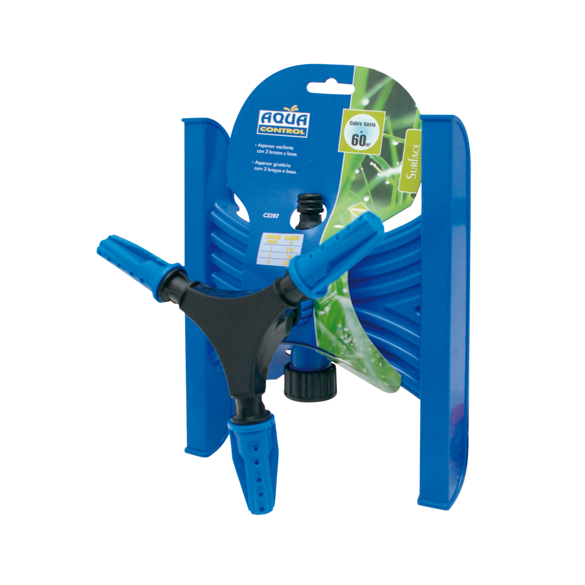 Aspersor Circular Com Base 3 Braços AQUA CONTROL