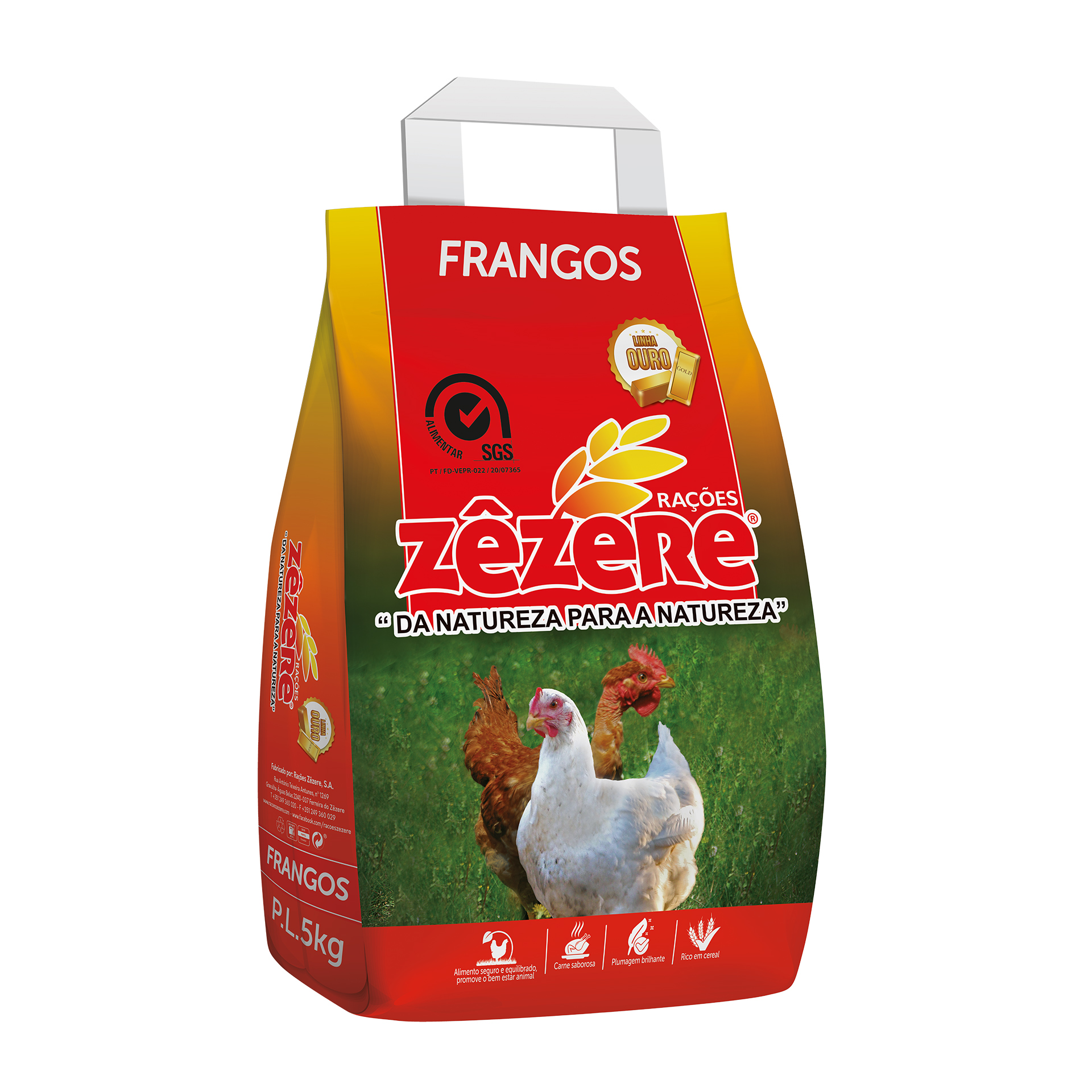 Ração Granulado Frangos 5 KG ZÊZERE OURO