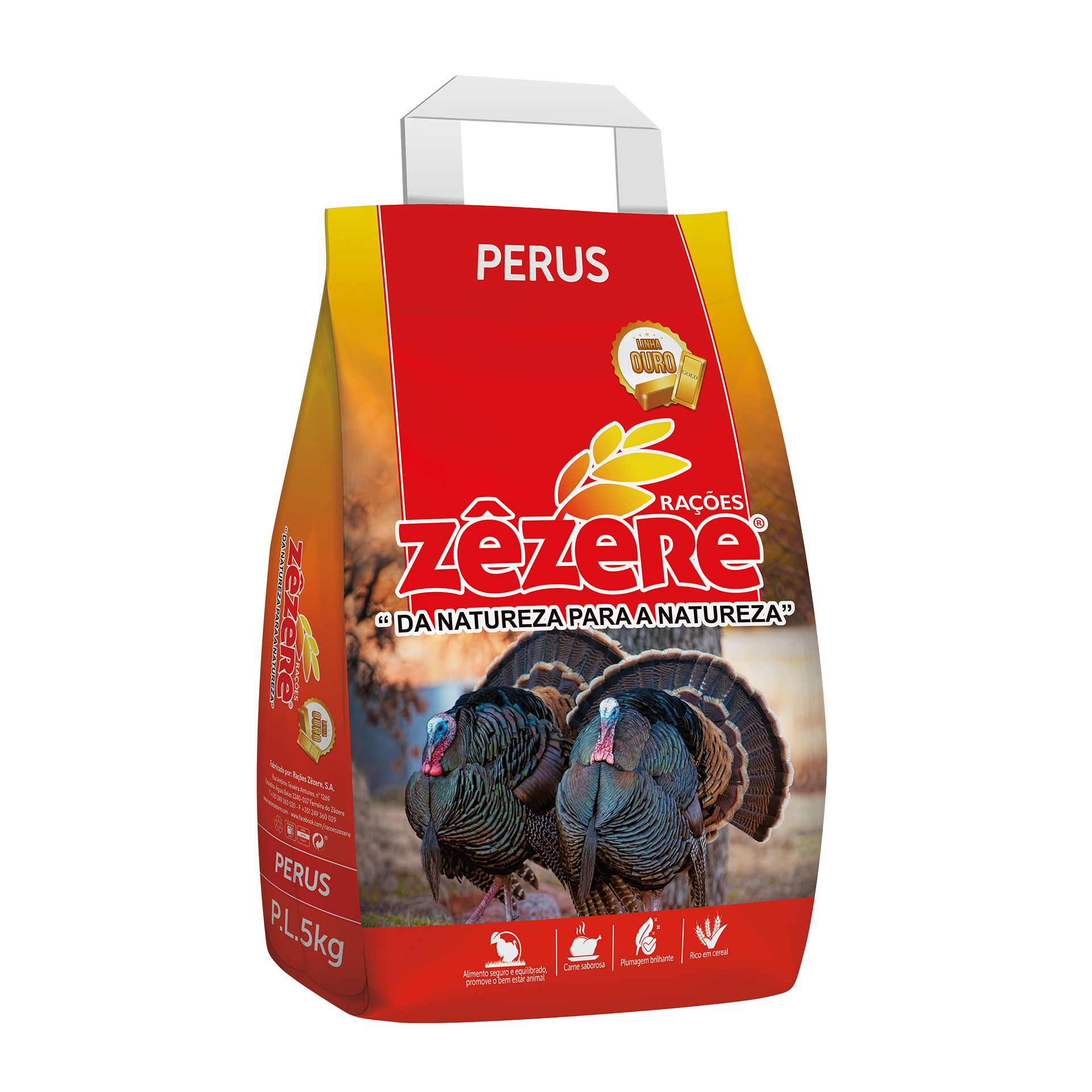 Ração Granulado Perus Crescimento 5 KG ZÊZERE OUR