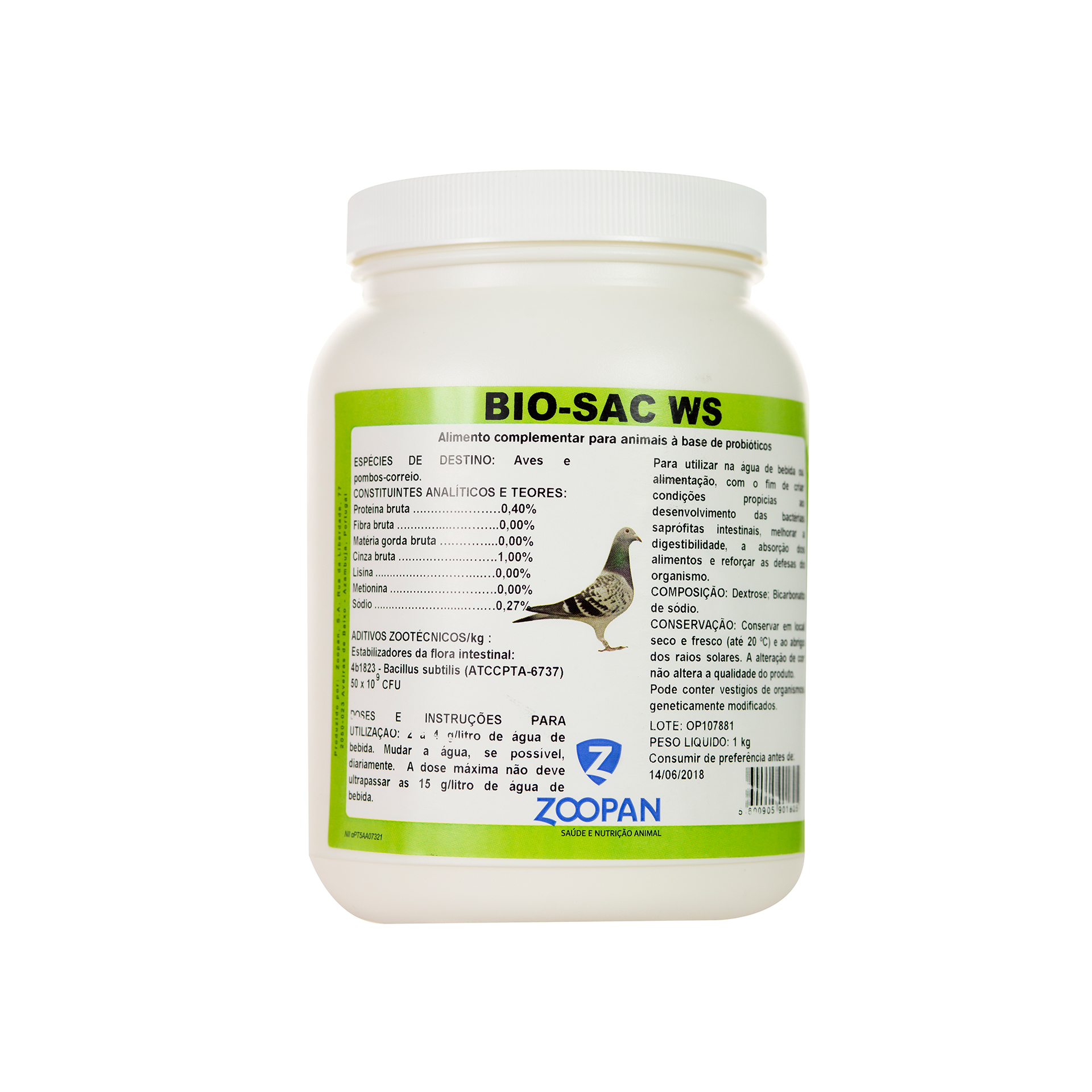 Bio Sac Ws 1KG ZOOPAN