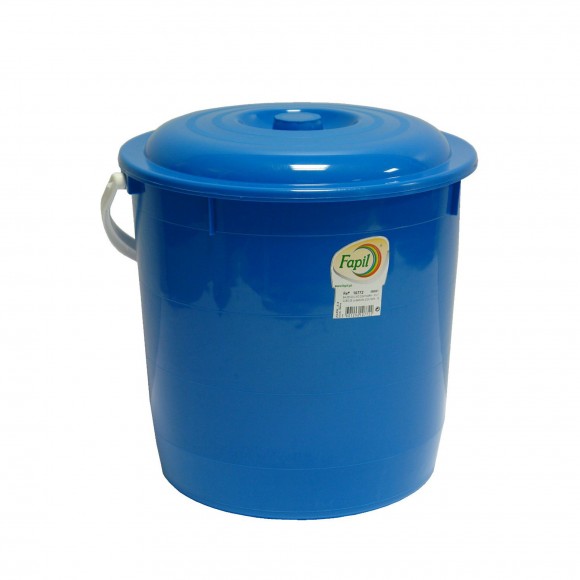 CAIXOTE DE LIXO COM TAMPA 15 L