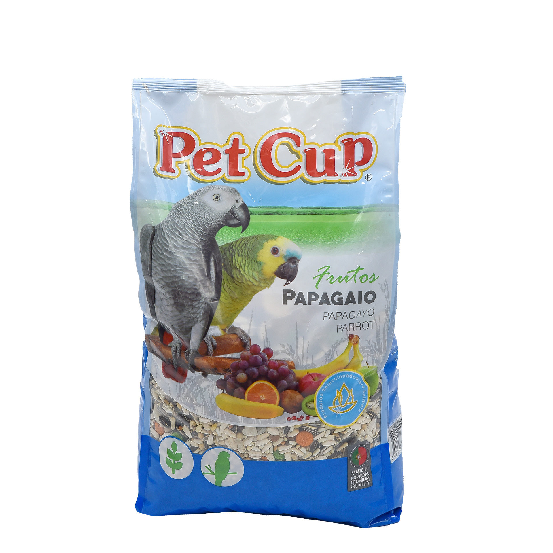 Alimento para Papagaio Fruta PET CUP 3KG