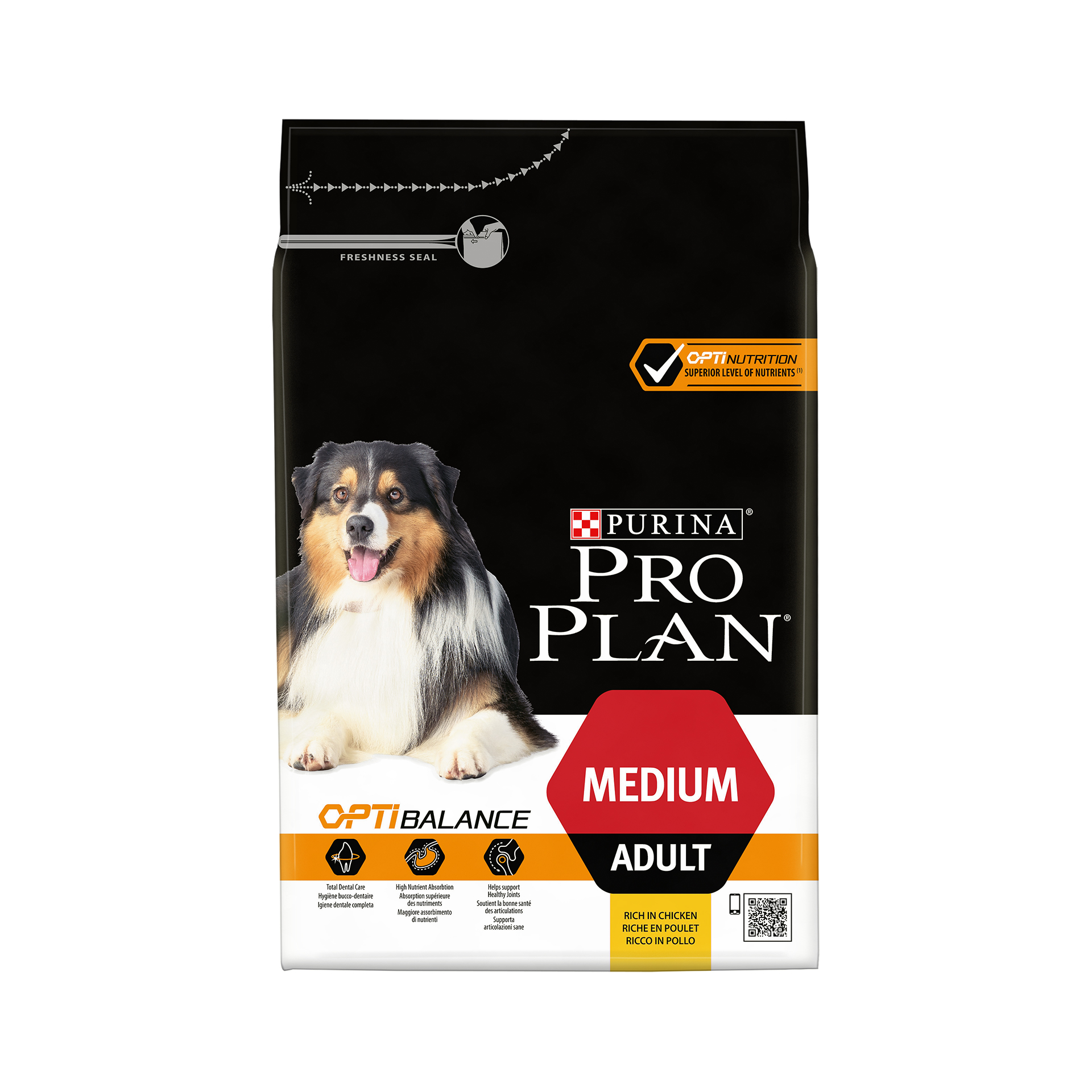 ALIMENTO SECO PARA CÃO ADULTO MÉDIO FRANGO 3 KG