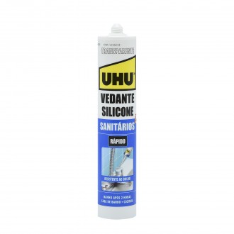 Silicone Sanitario Transparent UHU 280ML
