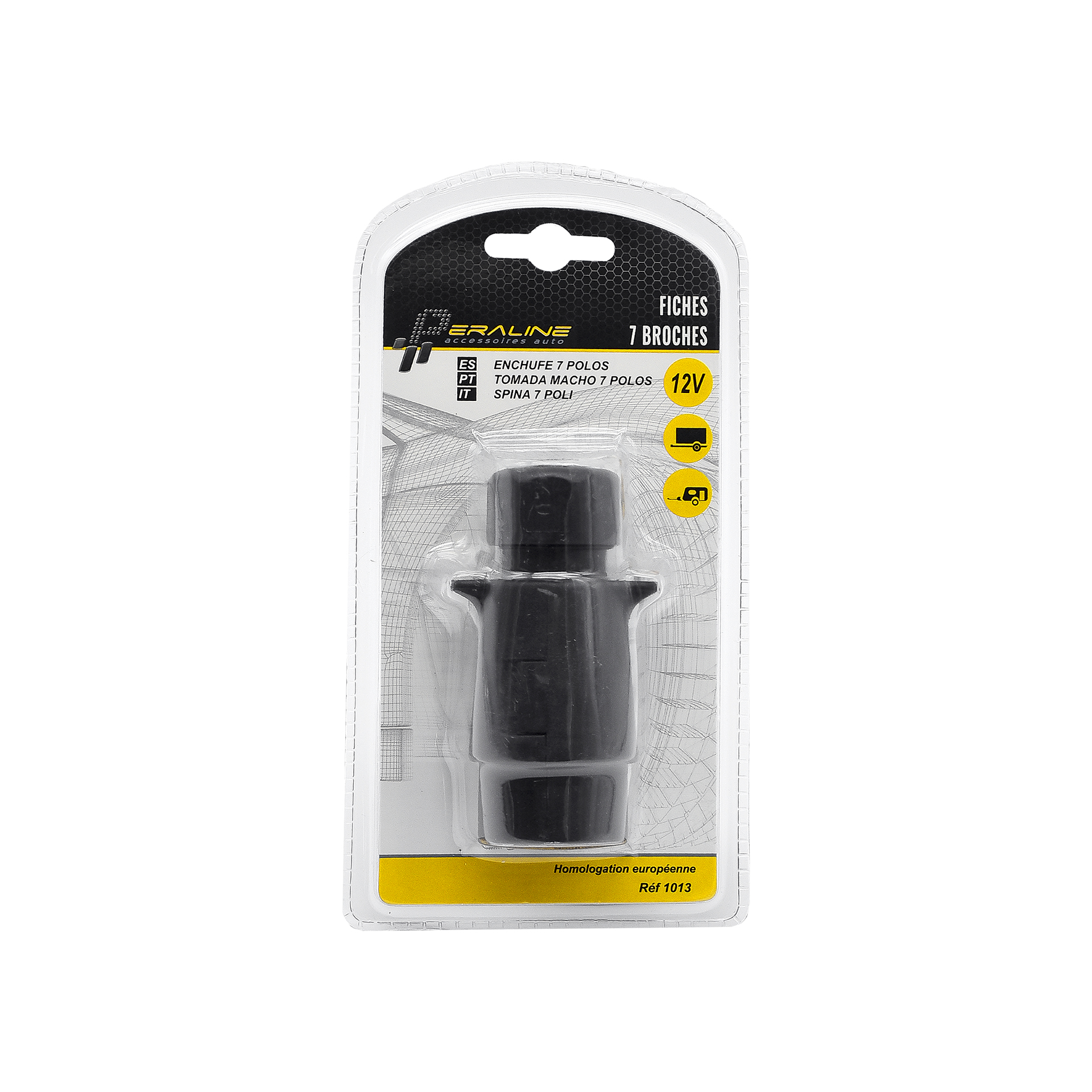 Ficha Plástico 7 Pinos