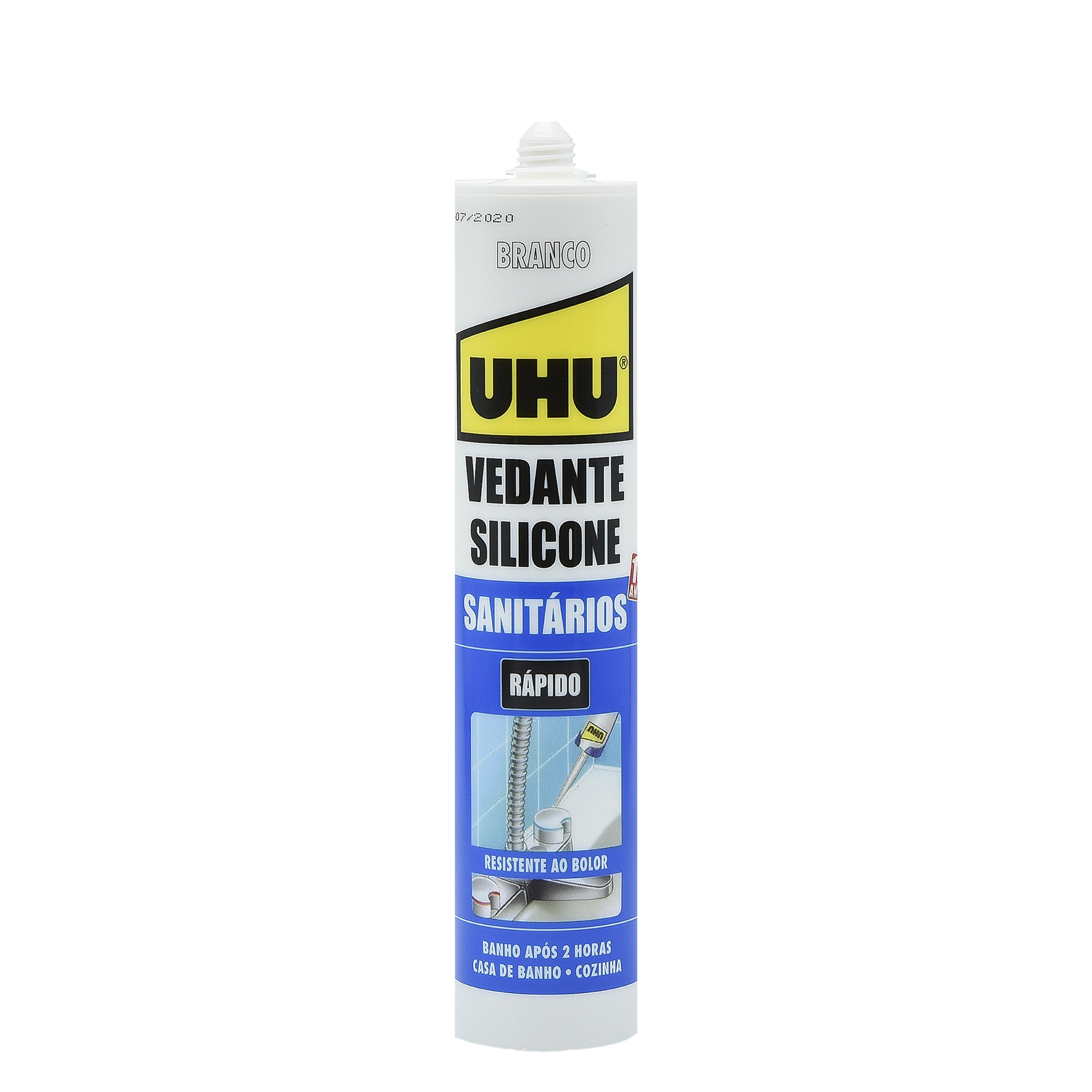 Silicone Sanitario Branco UHU 280ML