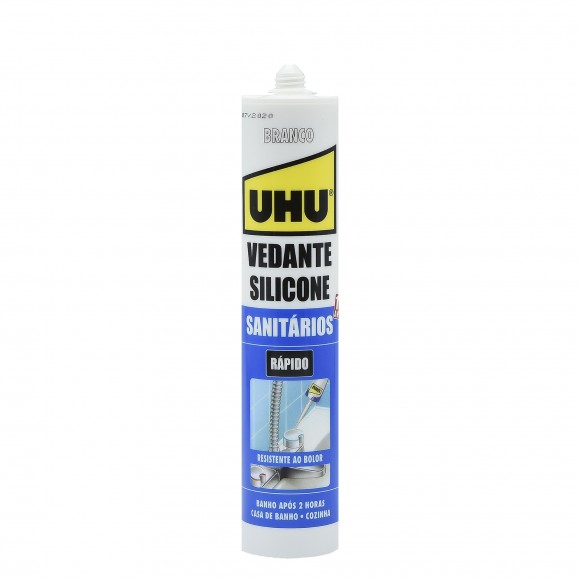 Silicone Sanitario Branco UHU 280ML Silicone Sanitario Branco UHU 280ML
