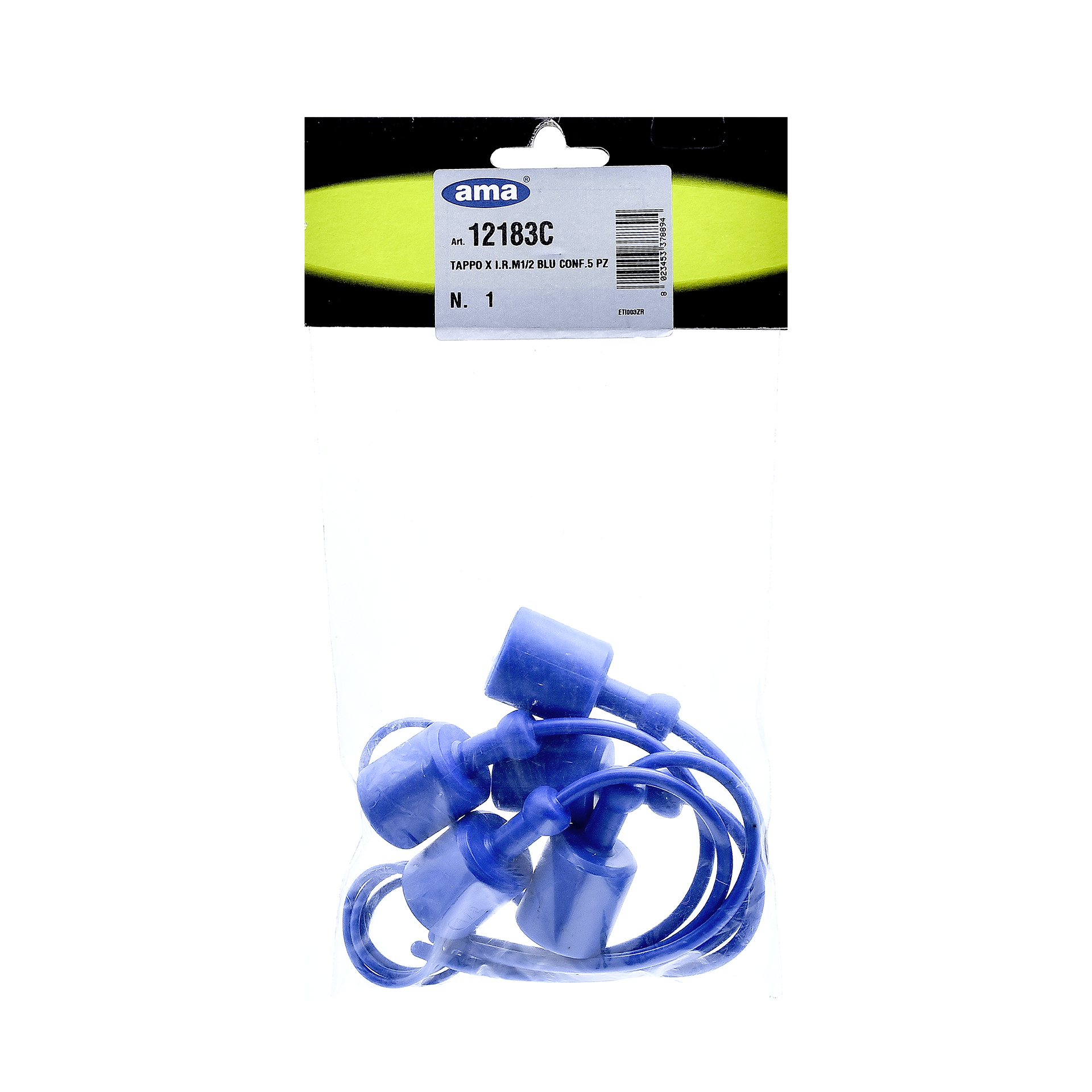 Tampa Azul Para Válvula Macho AMA CAFIATRA