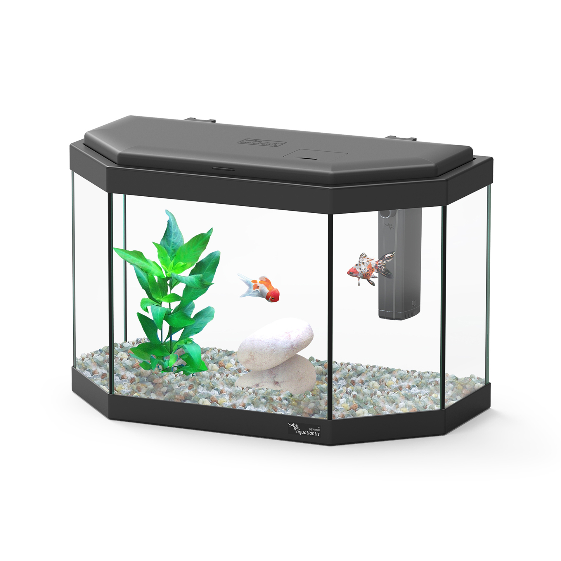 Aquario Explorer Athens c/ Led Preto 15LT