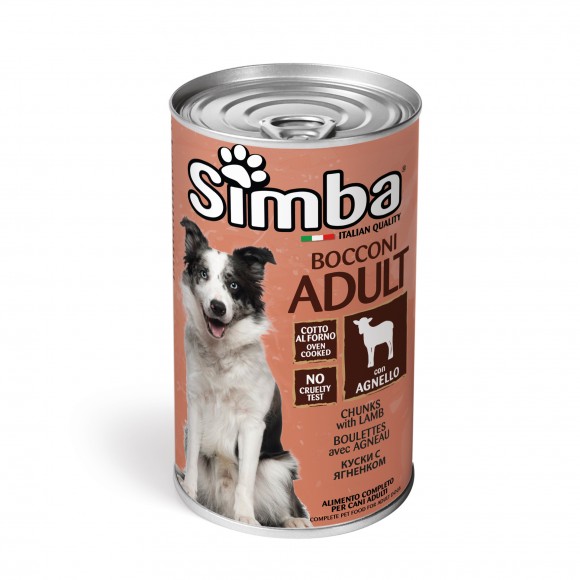 Alimento H�mido C�o Borrego 1230 G SIMBA