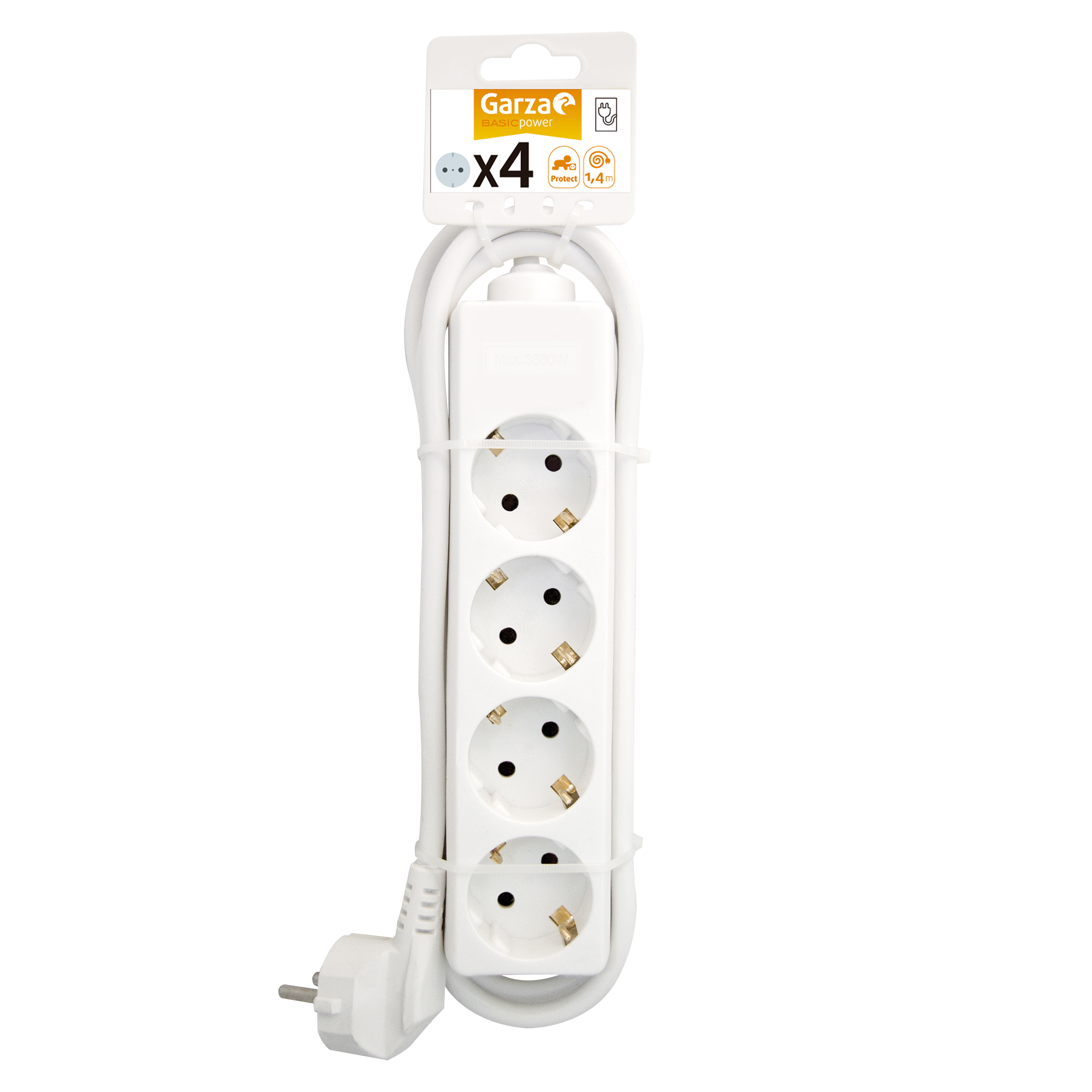 Extensão 4 tomadas 1,5mm 4m