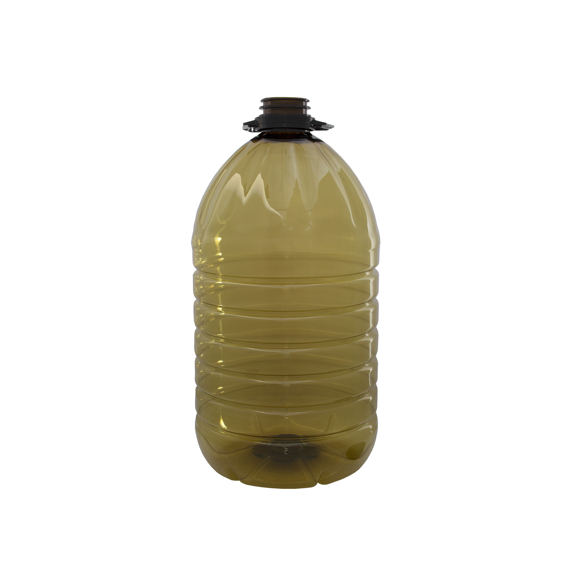 Garrafão Verde Com Asa +Tampa Preta 5 L