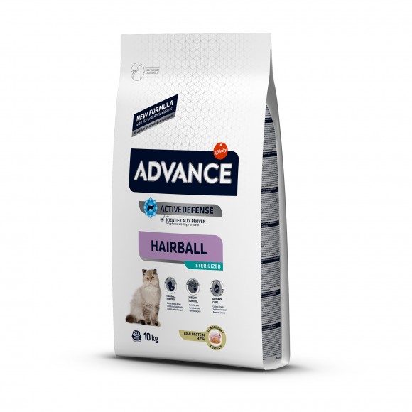 Alimento Gato Adulto Hairball Esterl 10 KG ADVANCE