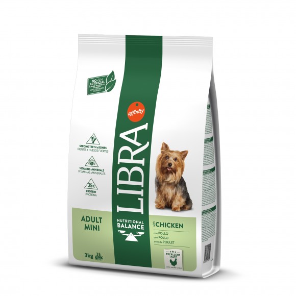Alimento Seco Cão Adulto Mini Frango 3 KG LIBRA Alimento Seco Cão Adulto Mini Frango 3 KG LIBRA