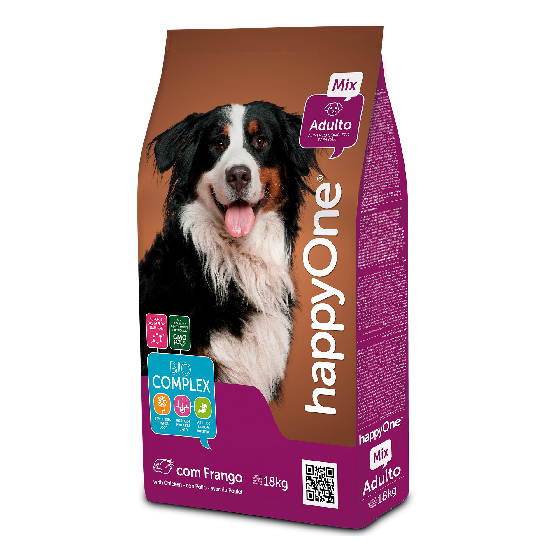 Alimento Seco Para Cão Mix 18 KG HAPPY ONE