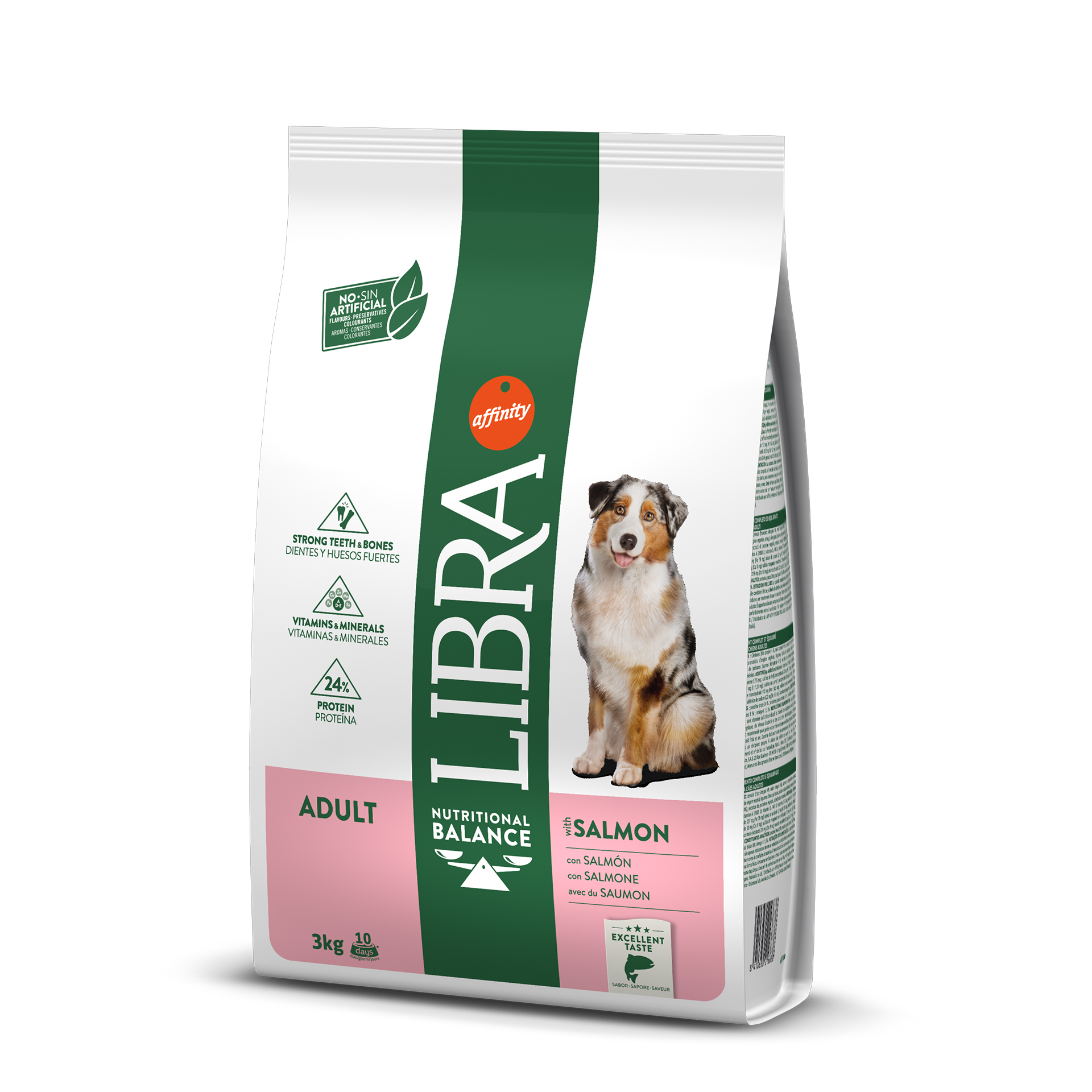 Alimento Seco Para Cão Adulto Salmão 3 KG LIBRA