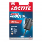 Super Cola3 Pincel LOCTITE 5Gr Super Cola3 Pincel LOCTITE 5Gr